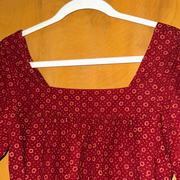 Christy Dawn Sabrina Dress in Red Petunia Dot - Picture 5 of 7